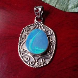 925, Australian Opal, Handmade.  Artisan crafted.